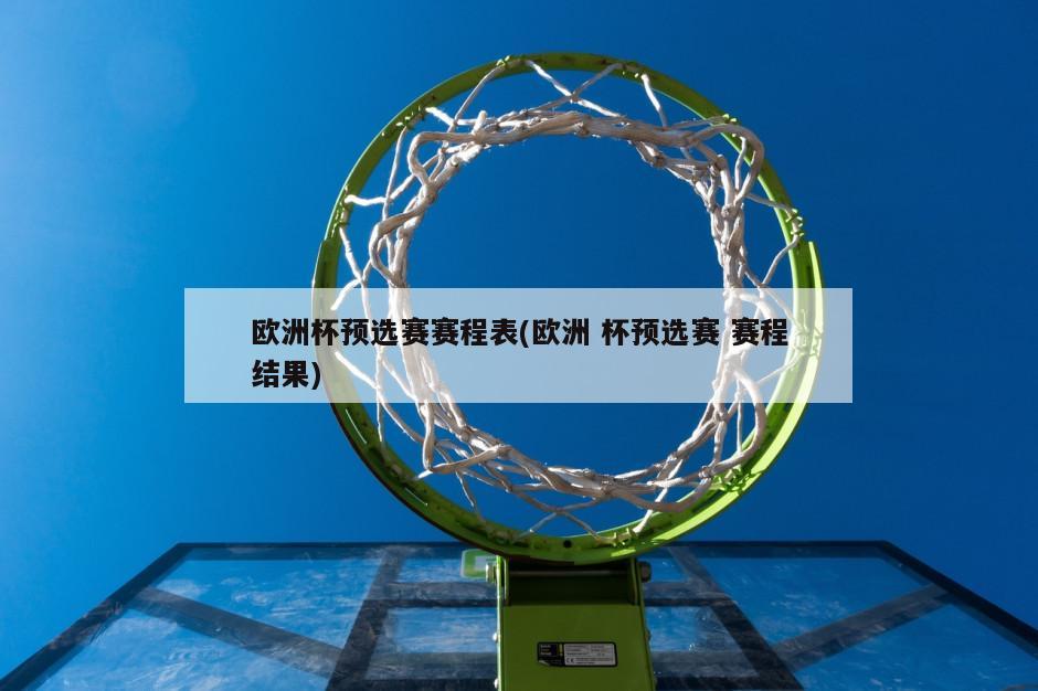 欧洲杯预选赛赛程表(欧洲 杯预选赛 赛程结果)