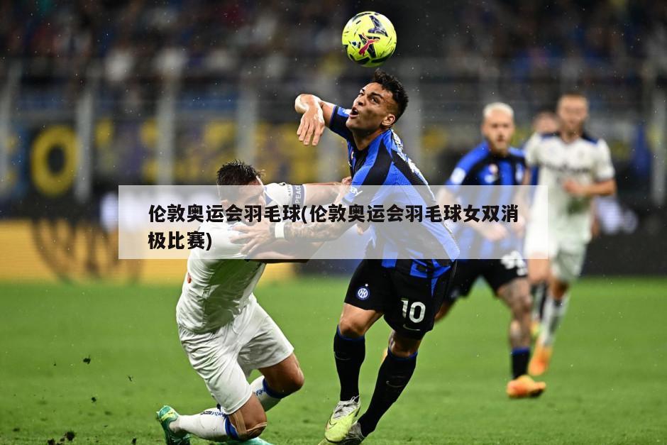 伦敦奥运会羽毛球(伦敦奥运会羽毛球女双消极比赛)