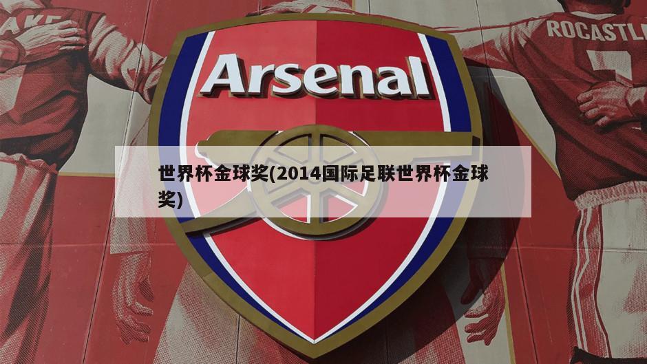世界杯金球奖(2014国际足联世界杯金球奖)